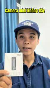 Máy Quay Phim Mini Nhỏ GọnVideo Full HD 1080Ghi Âm + Video 2 trong 1 - Camera Mini Kẹp ÁoHành Trình