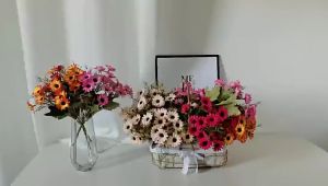 (18 Bunga) Bunga Small Chrysanthemum Artificial