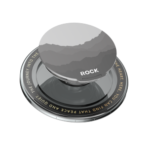 Rock | Rock Magnetic Absorption Mobile Phone Stand Foldable Bracket Style Transparent Detachable Click Fixed Live Broadcast Ring Buckle