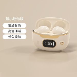 Invisible Single Ear Mini Bluetooth Wireless Earphones for Running Universal Mobile Phone Compatible Sport Earbuds