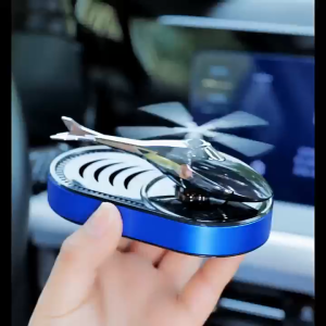 Keep the whole car fresh and odor-free Solar power car freshener new car scent car freshener Alloy Airplane Styling Car Decoration Aromatherapy