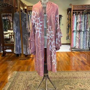 Janeta Outer Rayon by Dian Pelangi LIMITED EDITION Long Cardigan Bolero Vest Coat Outfit OTTD Casual Formal Kerja Kantor Pesta Pernikahan Kondangan Lebaran Wanita Hijaber Cantik Anggun Modis Modern Elegan Mewah Model Korea Motif Batik Abstrak Kekinian