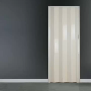 Suminoe PVC Folding Door 80/90/120cm Space Saving Accordion Door Waterproof Room Divider for Bathroom Kitchen Bedroom