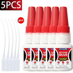 LOOLIFL | LOOLIFL Welding Glue 10g Super Strong Quick-Drying High-Strength Transparent Multi-Purpose Repair Glue For Metal Wood Rubber DIY