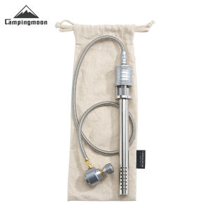 Campingmoon XD-6 Đèn Pin Lửa Bằng Thép Không Gỉ Cắm Trại Ngoài Trời Thiết Bị Nướng Thịt Đánh Lửa Bằng Tay Cấu Trúc Phân Tách Tương Thích Butan