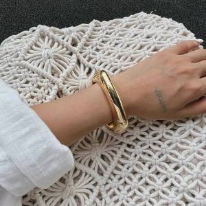 Ingemark | Ingemark 4 Styles Punk Irregular Resin Acrylic Bangles for Women New Trend Vintage Geometric Wide Bracelets Steampunk Jewelry
