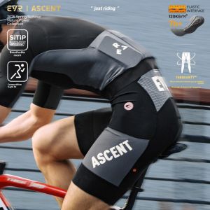evr | EVR Mens Cycling Shorts Breathable Road Bike Riding Pants Quick Dry Spring Summer Double Arrow Head Design Import Cushion