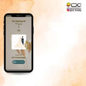 UNDANGAN PERNIKAHAN DIGITAL WEBSITE CANTIK ELEGAN DAN UNIK