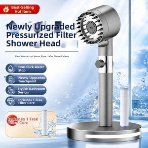 Pressure-Boosting Shower Head Bath Room Set