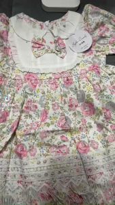 Váy/Đầm chữ A họa tiết hoa hồng tiểu thư Sofia Candy cho bé từ 1 tuổi - 10 tuổi