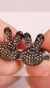 Nurm Fashion Rabbit Shape Tighten Waist Buckle Pins Waist Clip Adjustable Snap Detachable 1 Set