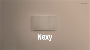 Bticino ปลั๊กกราวด์คู่ Nexy เต้ารับคู่ 3ขา มีกราวด์ สีขาว/ดำด้าน/ไทเทเนียม QW4185A /QG4185A /QT4185A