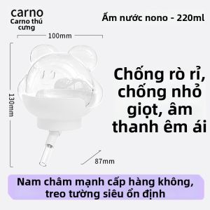 CARNO | Máy Uống Nước Tự Động Cho Thú Cưng Với Hút Chân Không