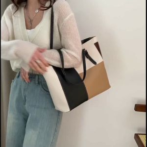 NALLCHEER กระเป๋าสะพาย กระเป๋าสะพายผญ กระเป๋าสะพายผู้หญิง กระเป๋าแฟชั่น หนังกระเป๋าผู้หญิงกระเป๋าสะพายไหล่กระเป๋าหนังใบเบิกเนื้อกระเป๋าสะพายไหล่ความจุสูง กระเป๋าสะพายผู้หญิง