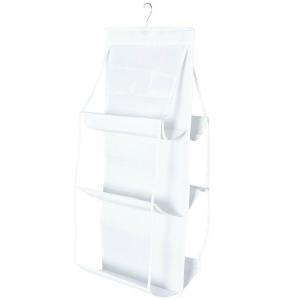 กระเป๋าใส่เสื้อผ้าแบบแขวน 6 ช่อง ผ้าฝ้าย ป้องกันฝุ่น สำหรับใช้ในบ้าน ชั้นวางเสื้อผ้า ชั้นวางรองเท้า ชั้นวางของ สำหรับใช้ในหอพักนักเรียน