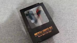 Bike Light Set Front Light with Taillight USB Rechargeable Easy to Install 3 Modes Bicycle Accessories for the Bicycle Road MTB