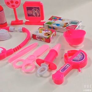 ชุดของเล่นคุณหมอ กระเป๋าคุณหมอ เครื่องมือหมอ พร้อมอุปกรณ์ 17 ชิ้น