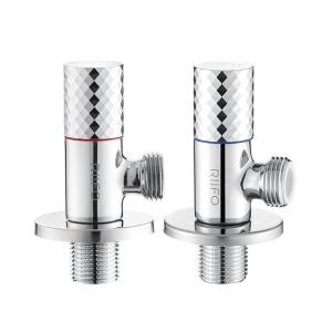 RIIFO | High Flow Copper Angle Valve for Home Water Heater