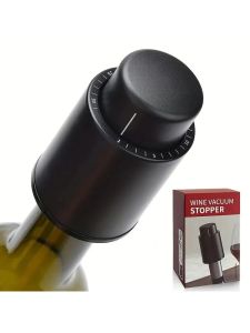 Vacuum Pump Wine Saver Cap Stopper Date Scale Record Retain Preserver For Wine Bottles Corkscrew Kitchen Automatic Keep Fresh