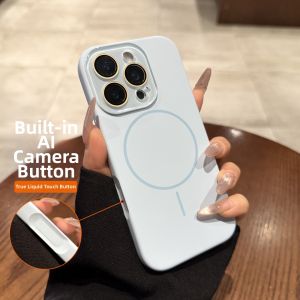 AO.HU | Vỏ Ốp Sạc Không Dây Từ Tính Bao Phủ Toàn Diện có Nút Camera