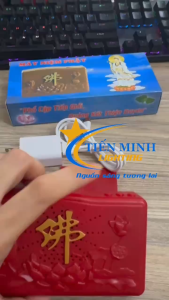 Máy nghe kinh Phật máy niệm Phật 8 bài máy niệm phật nghe hay âm thanh chỉnh to rõ- Có cổng sạc type C và 2 viên Pin 2A HY-38