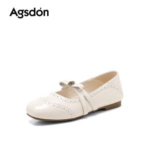 Agsdon | Silver Summer Mary Jane Shoes
