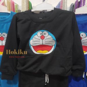 Setelan Joger Anak DORAEMON/Sweater Trening Anak Bagus/Baju Hangat Keren/Setelan Olahraga Anak