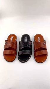 Dép quai ngang da tổng hợp khâu chỉ toàn bộ bao đi nắng mưa bảo hành bởi KINSON SHOP