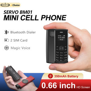 SERVO | SERVO BM01 New Mini Mobile Phone Dual SIM Standby Magic Voice Speed Dial Call Recording MP3 Player 2G GSM Tiny Feature Cellphone