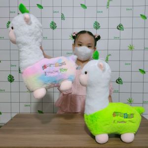 LẠC ĐÀ NHỒI BÔNG GẤU BÔNG LẠC ĐÀ ALPACA NGHE NHẠC DỄ THƯƠNG CHO BÉ