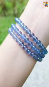Collection Ceiling Grade Blue Fluorite Bracelet