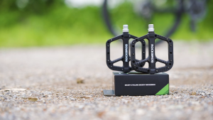 ROCKBROS Bicycle Pedals Road Mountain Bike Pedals 9/16 Nylon Fiber Flat Platform Pedals