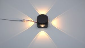 Nordic Wall Lamp Led COB IP65 Waterproof Aluminum Outdoor Indoor Up Down White Black Modern For Home Stairs Bedroom Bedside Bathroom Light
