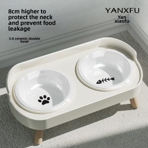 YANXIAOFU | Anti-slip Neck-protective Cat Bowl