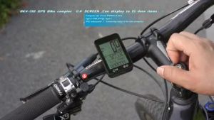 Wireless GPS Bike Computer Waterproof Cycling Computer with Auto Backlight Speedometer and Odometer Bicycle Riding Accessories