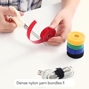 Dây Velcro buộc cáp Cell Home quản lý cáp tiện dụng chống rối cuộn 15m màu đen