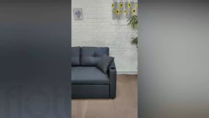 Logan Convertible L-Shape Sofa with Pull-Out Bed and Storage