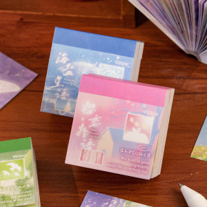 50 Sheets/Bag Writable Memo Pads Stickers Nordic Fresh Style for DIY Notes Journal Scrapbooking Phone Case Decoration