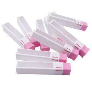 5/10Pcs New Design Pink Storage Box Plastic Empty Packaging Tubes for Grinding Heads with a 2.35mm Bore Diameter.