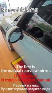 2PCS Car Rear View Mirror Covers Automatic/Manual folding For Mini Cooper R55 R56 R57 R58 R59 R61 Paceman For R60 Countryman