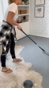 3 In 1 Water-Based Epoxy Floor Paint - Cement Floor Coating That is Resistant Waterproof Anti-Slip and Suitable for Indoor & Outdoor Use in Warehouse Workshop Garage Office and Factory.