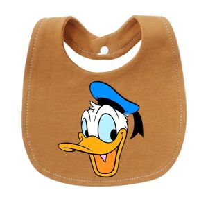 Disney | 100% pure cotton baby U-shaped bib cute saliva towel breathable baby bib set for feeding burp cloths saliva towel bib cloth
