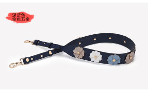 StrapYou ดอกไม้สายคล้องไหล่กว้างสายคล้องกระเป๋าอเนกประสงค์กระเป๋าสะพายข้างเข็มขัดหนังอุปกรณ์เสริมสําหรับกระเป๋าสะพายไหล่เดี่ยว