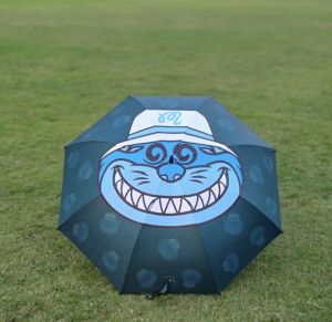 Cat Golf Umbrella Double-layer Wear-resistant Rain-proof Sunscreen Material Spring and Summer Automatic Manual Business Reception 99% UV Protection