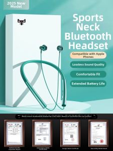 YINGJUREN | Ultra-Long Battery Neckband Bluetooth Headphones