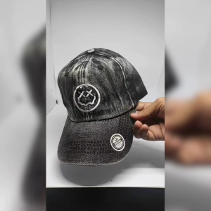 Topi Baseball SMILE PUTIH Distro Hat Casual Pria dan Wanita Trendy