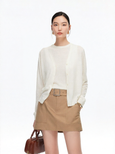 Vero Moda | Wool Blend Pure Color Dazzling Casual Knitted Set