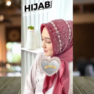 Hijab Pesta Mewah Elegan Terbaru Segi Empat Mewah Motif Bando Full Payet Swarovski Premium Jilbab Terlaris Instan Mudah Dibentuk Kerudung Payet Seragam Besanan Among Penerima Tamu Resepsi Akad Wisuda Grosir Jakarta Bandung Jawa Sulawesi Sumatera SB