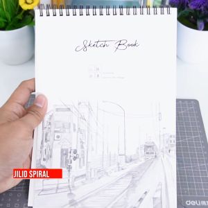 Deli Buku Gambar & Sketsa Size A4 B5 Vertikal 40 Halaman 73628
