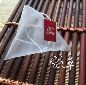 Food Grade Nylon Pyramid Tea Bags Triangle Bubble Tea Filters for Brewing Flower Tea Fresh Style Nordic Design